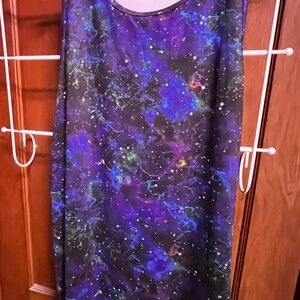 Constantly varied gear xl/xxl multi-way galaxy dress